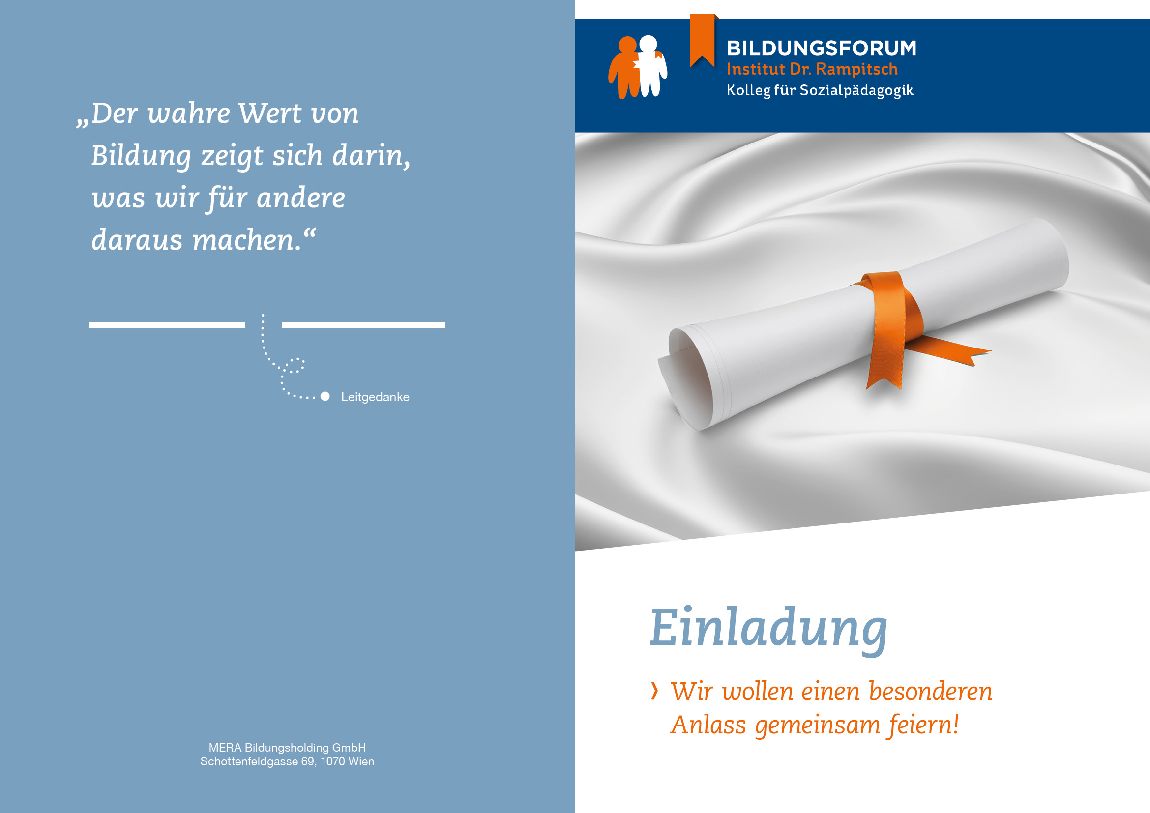Alte Diplomfeier Einladung